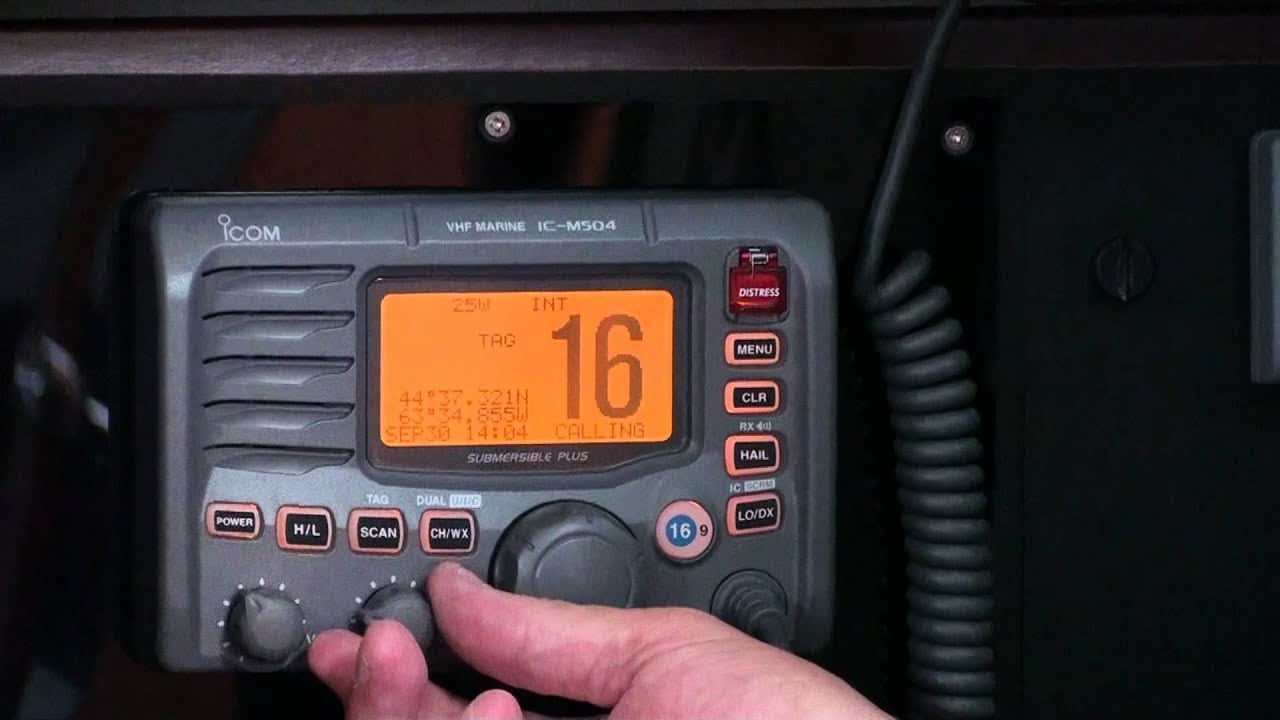 Introduction to using the VHF radio